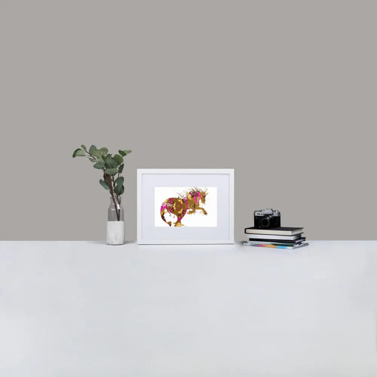 Inner Animal Essence - Equine Mind - Framed Print with Mat - BP6 - GeorgeKenny Design