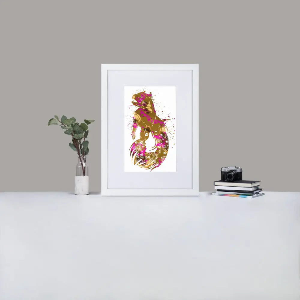 Inner Animal Essence - Fun-Loving  - Framed Print with Mat - BP6 - GeorgeKenny Design