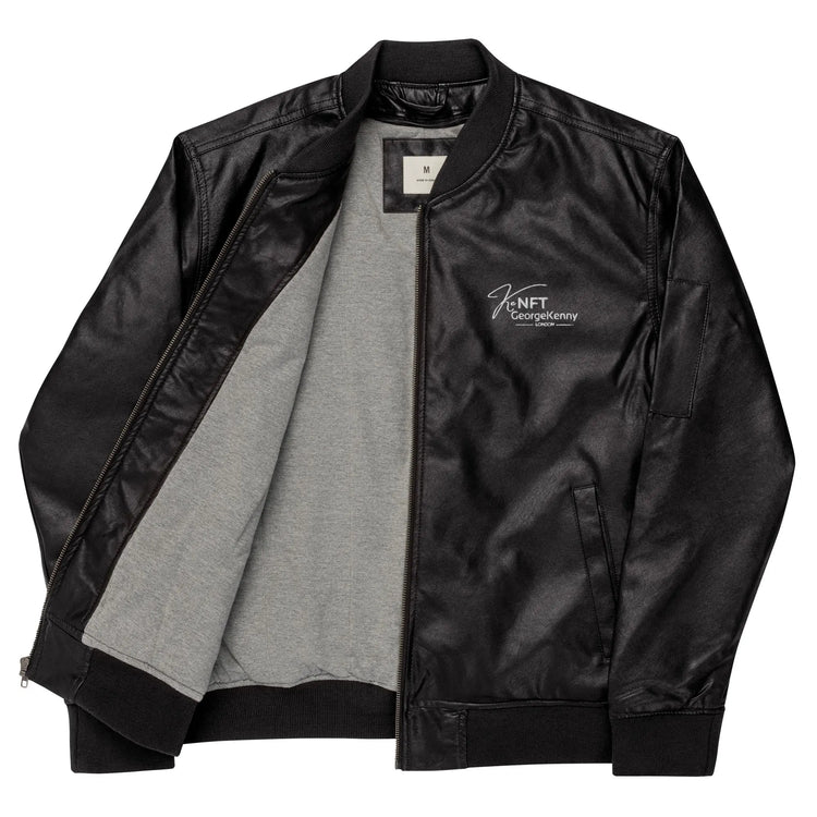 Leather Bomber Jacket GeorgeKenny Design