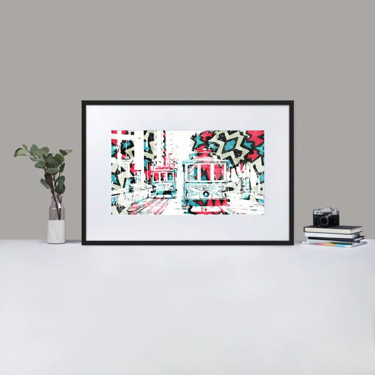 Personalised - Landscape Art Print With Mat - GeorgeKenny Design