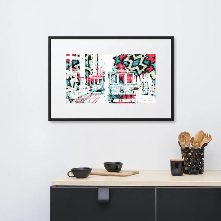 Personalised - Landscape Art Print With Mat - GeorgeKenny Design