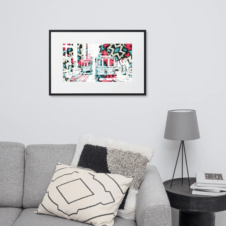 Personalised - Landscape Art Print With Mat - GeorgeKenny Design