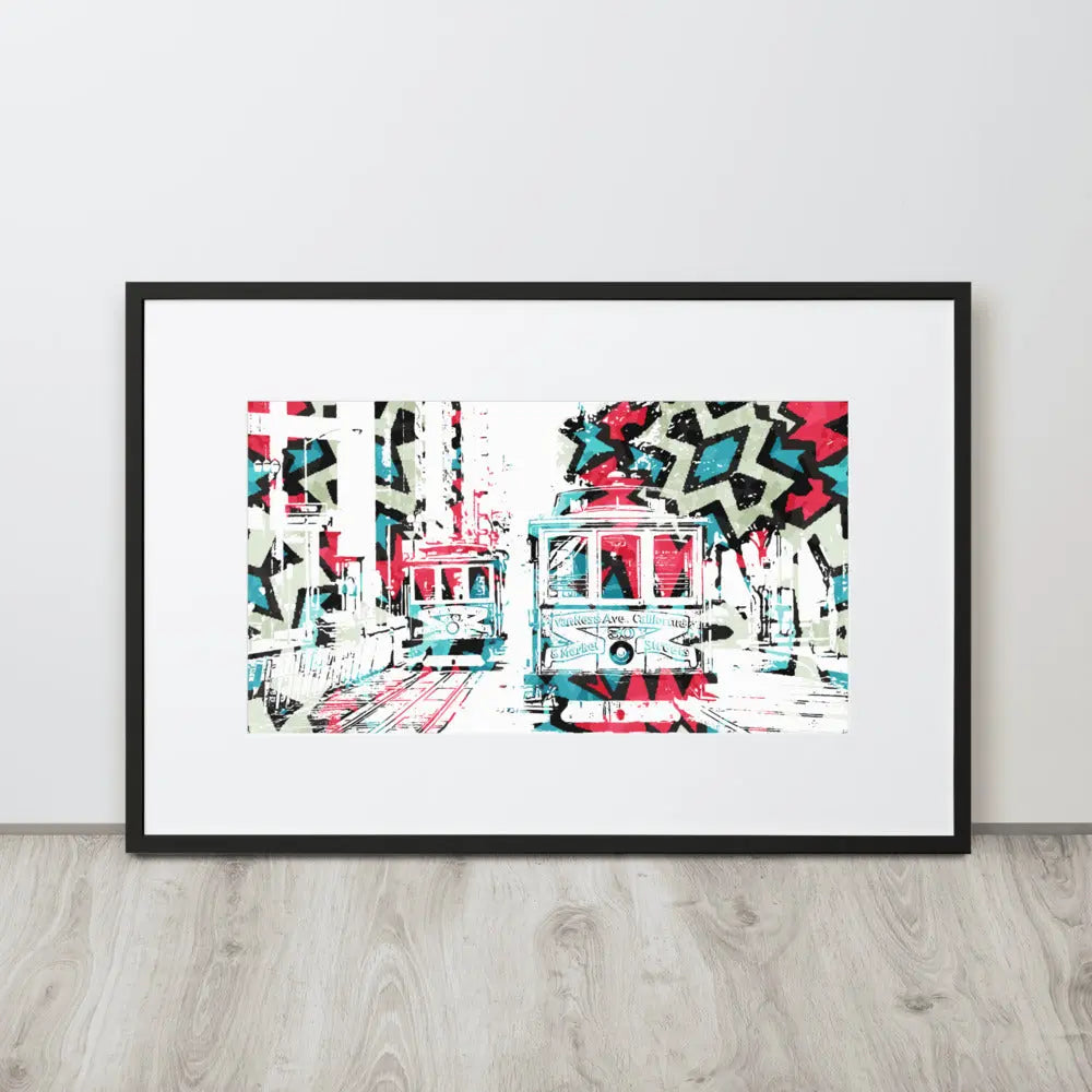 Personalised - Landscape Art Print With Mat - GeorgeKenny Design