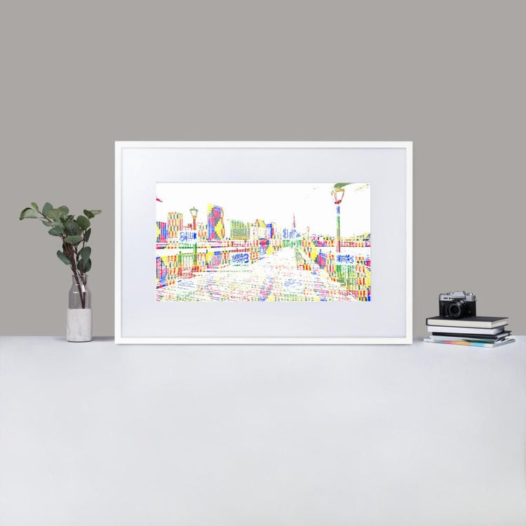 San Francisco Pier 7 - Print with Mat - African Inspired - GeorgeKenny Design