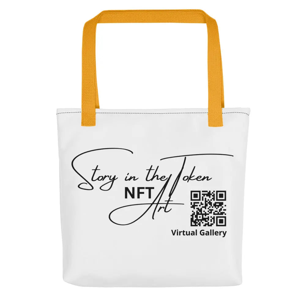 Tote bag | Sunshine Yellow Handle GeorgeKenny Design