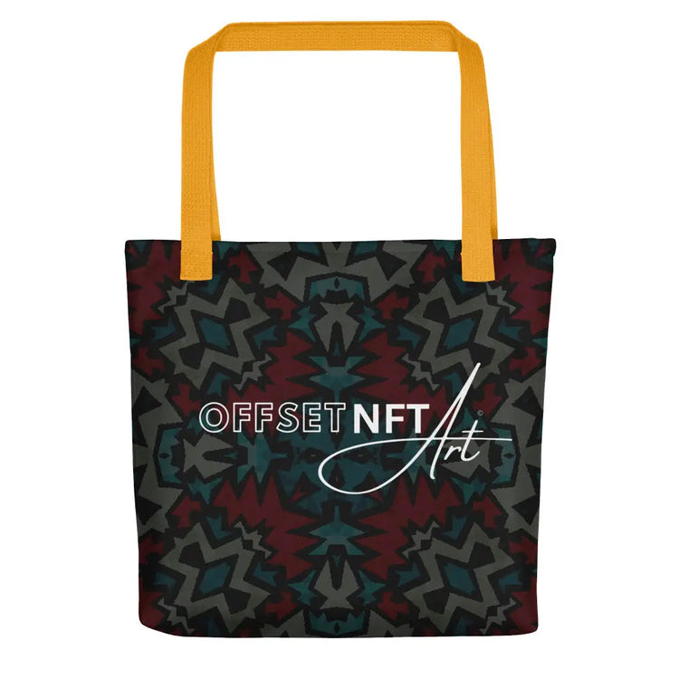 Tote bag | Sunshine Yellow Handle GeorgeKenny Design