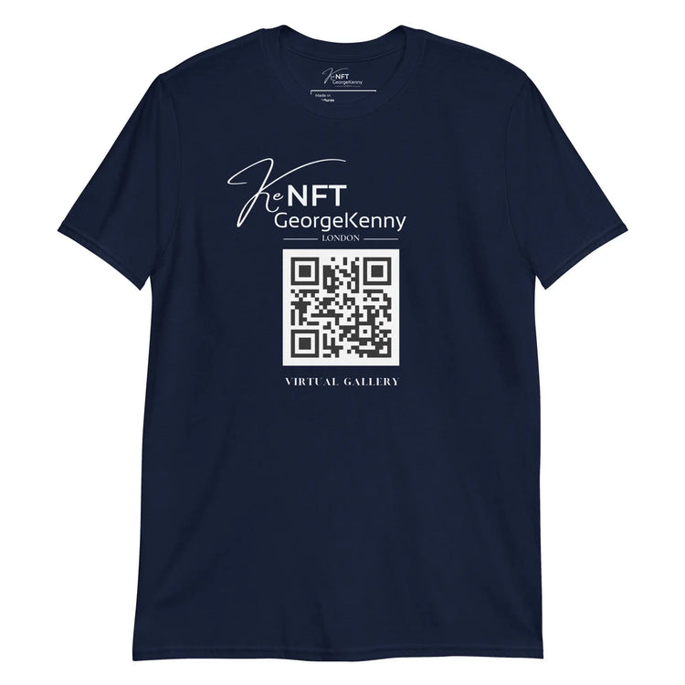 Unisex T-Shirt Virtual Exhibition | QR Logo GeorgeKenny Design