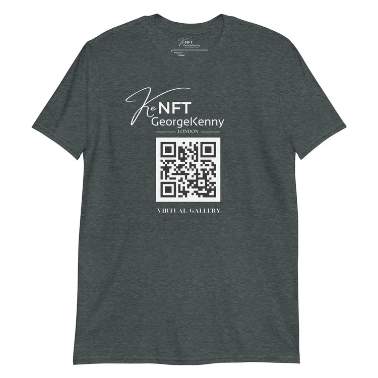 Unisex T-Shirt Virtual Exhibition | QR Logo GeorgeKenny Design