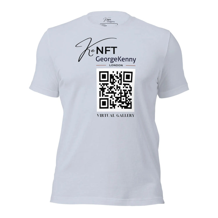 Unisex t-shirt Virtual Exhibition | QR Logo GeorgeKenny Design