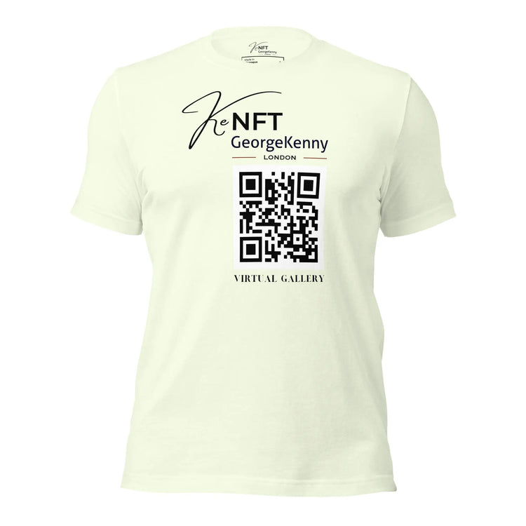 Unisex t-shirt Virtual Exhibition | QR Logo GeorgeKenny Design