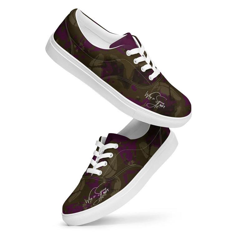 Womens lace-up canvas shoes GeorgeKenny Design