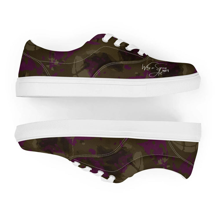 Womens lace-up canvas shoes GeorgeKenny Design