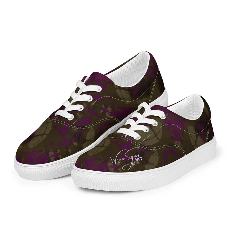 Womens lace-up canvas shoes GeorgeKenny Design